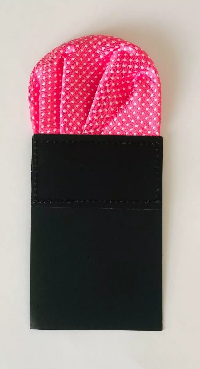 PAÑUELO DE BOLSILLO PRE DOBLADO POLKA DOT PARA TRAJE O BLAZER