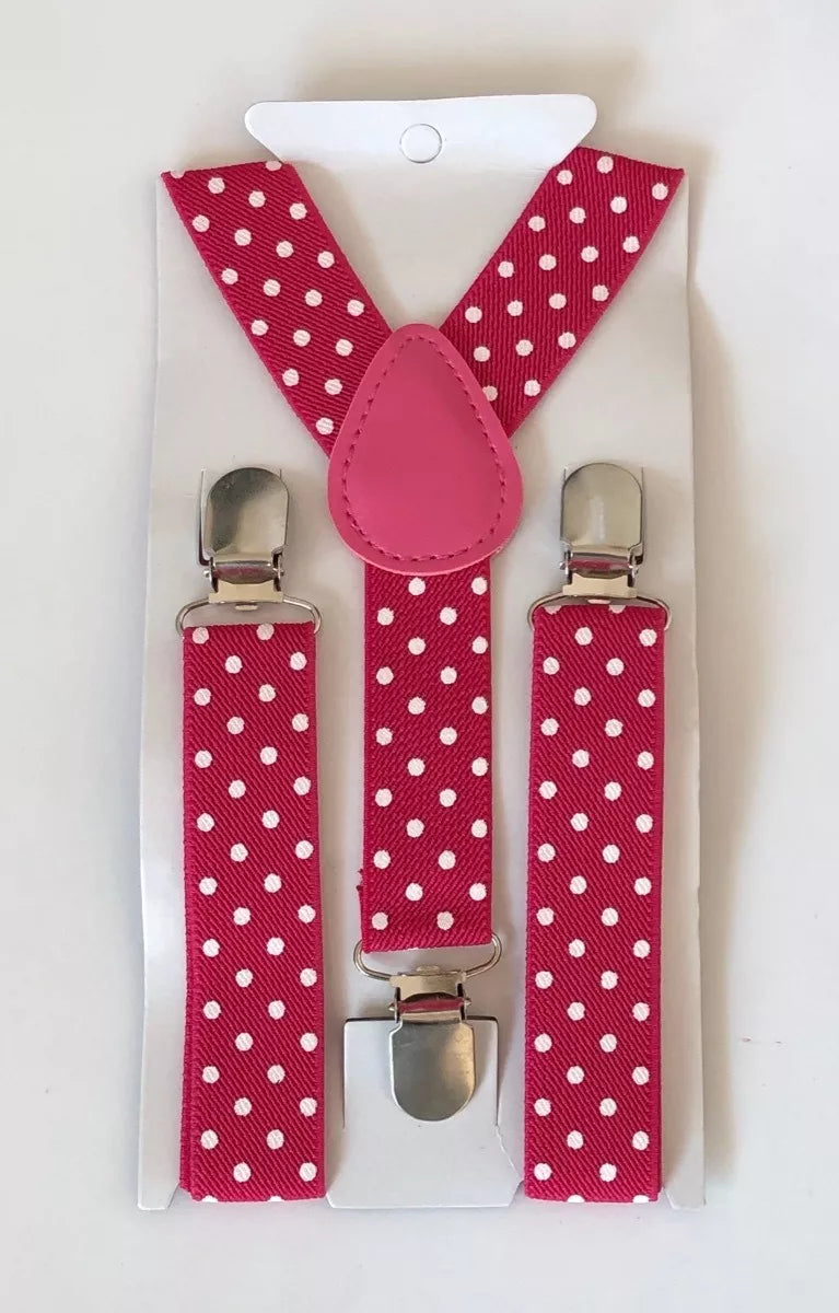 TIRANTE ESTAMPADOS POLKA DOT PARA BEBES Y NIÑOS